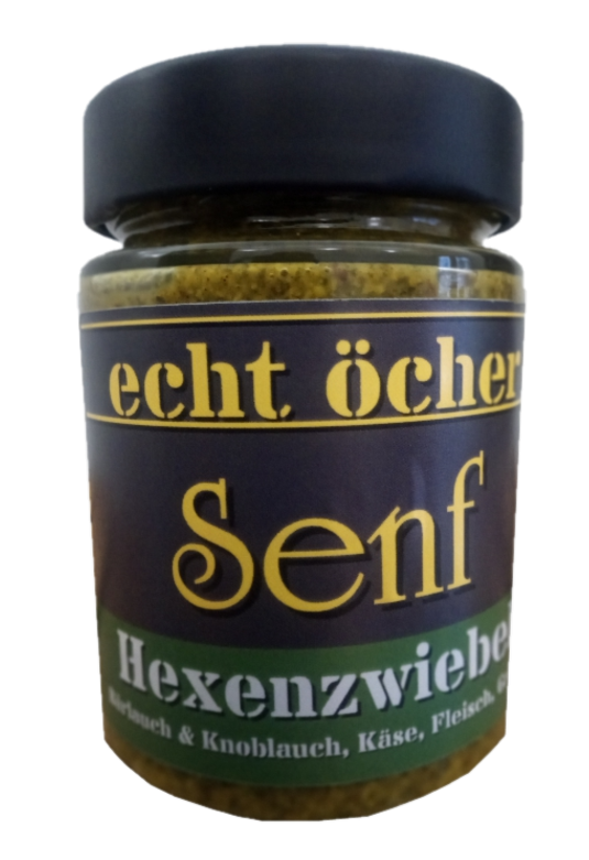 Echt  Öcher Senf - Hexenzwiebel-Knoblauch-Senf